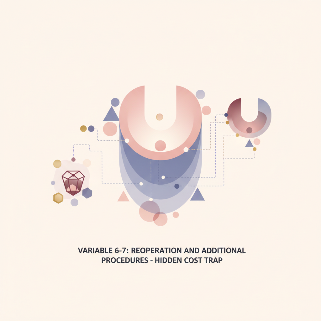 가슴성형 — 변수 6-7: 재수술 여부와 부가 시술 — 숨은 비용 함정