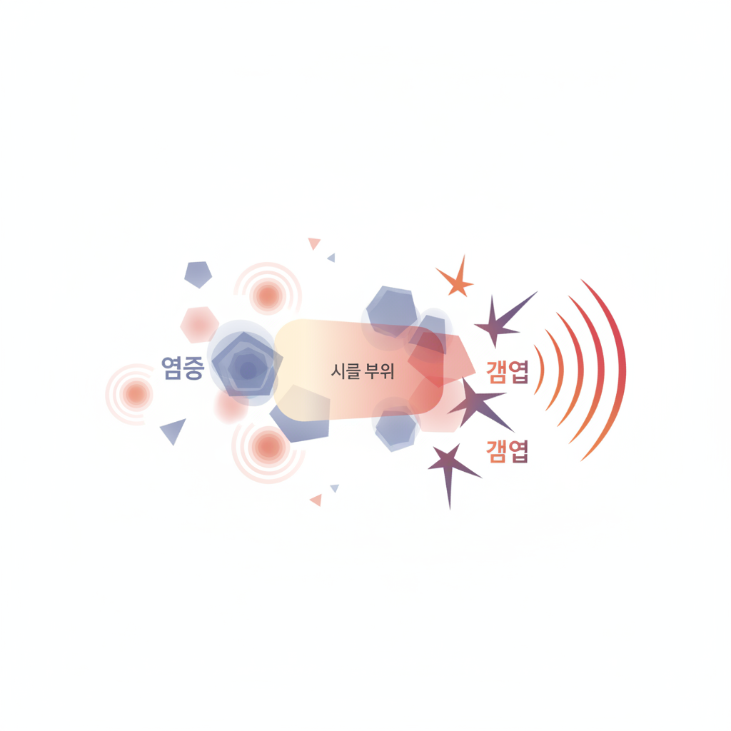 실리프팅 — 염증과 감염 — 즉각 대응이 필요한 신호