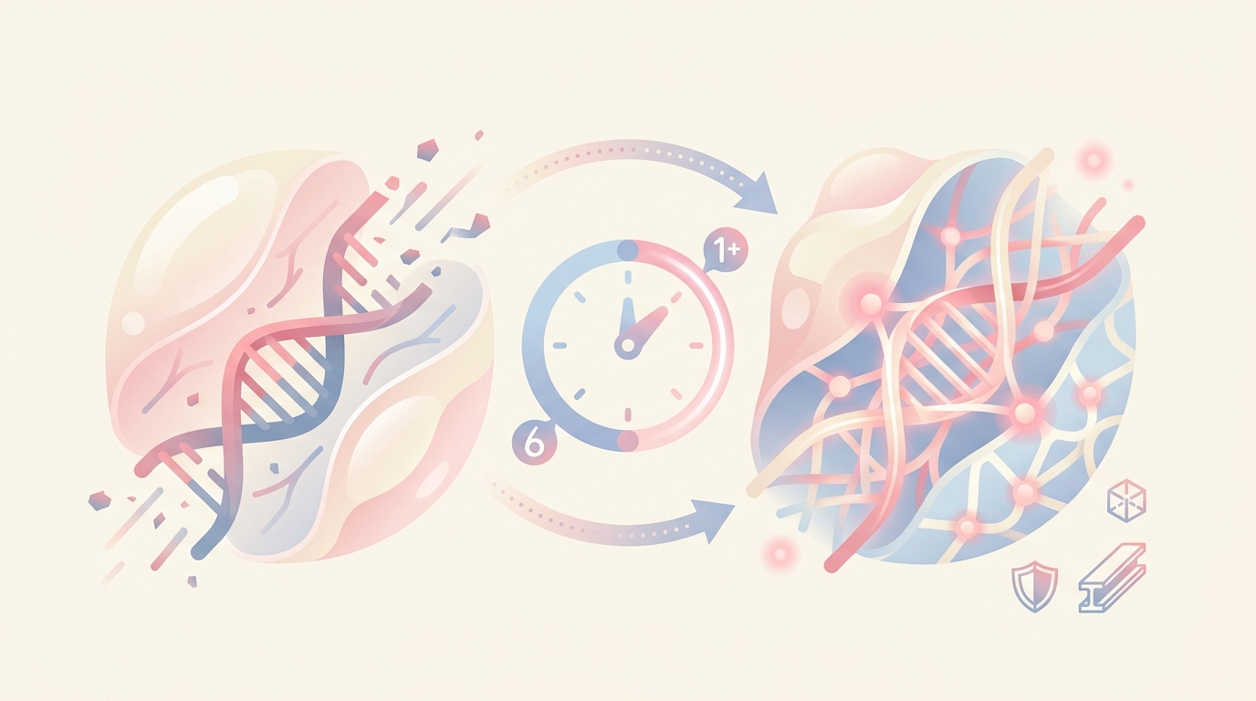 실리프팅 — PDO 실은 6개월에 녹는데, 왜 1년 넘게 유지되나요?